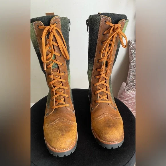 8.5Woolrich Women's Santa Fe Combat Boot Sz - Picture 11 of 17